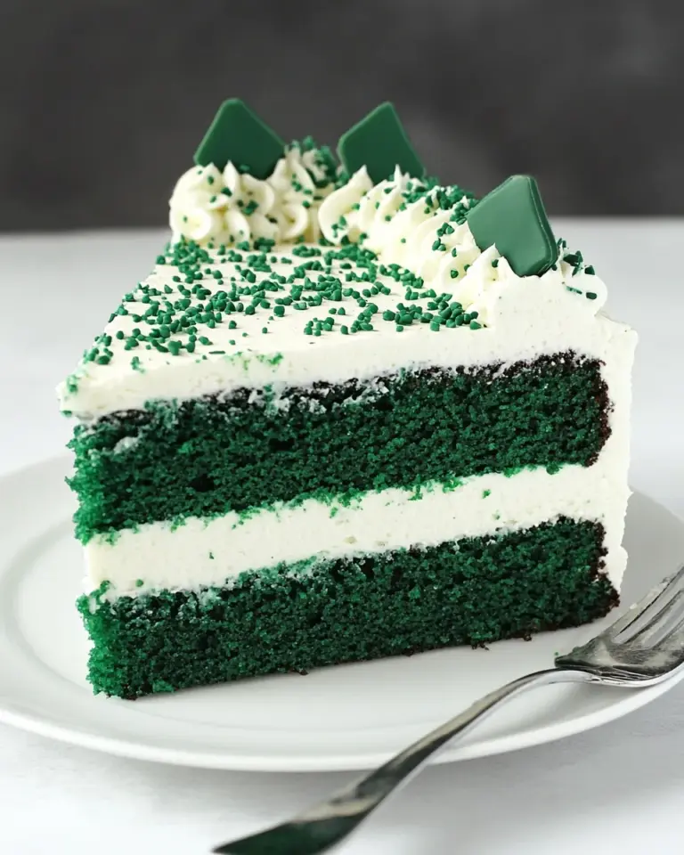 Homemade Green Velvet Cheesecake Cake photo
