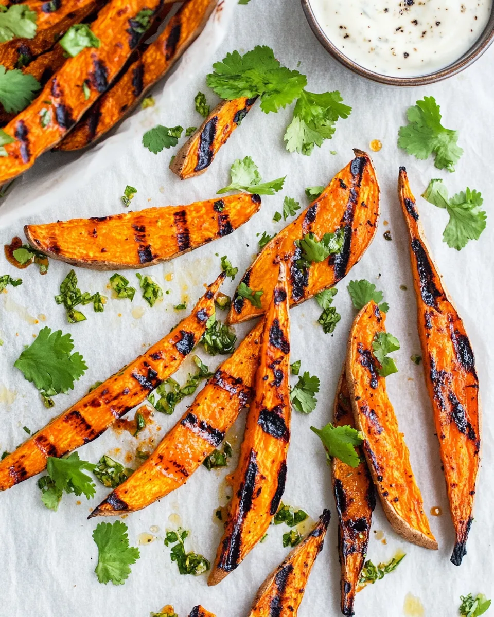 Easy Grilled Sweet Potato Fries recipe photo