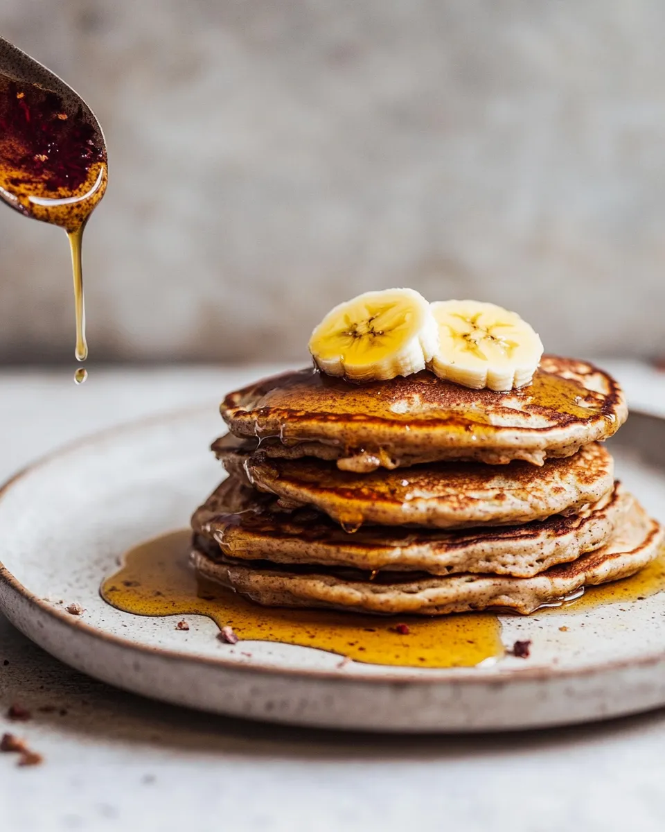 Simple Healthy Chai Banana Pancakes. picture