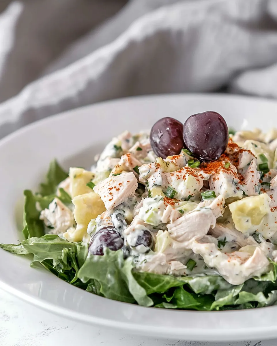 Delicious Healthy Chicken Salad Recipe dish photo