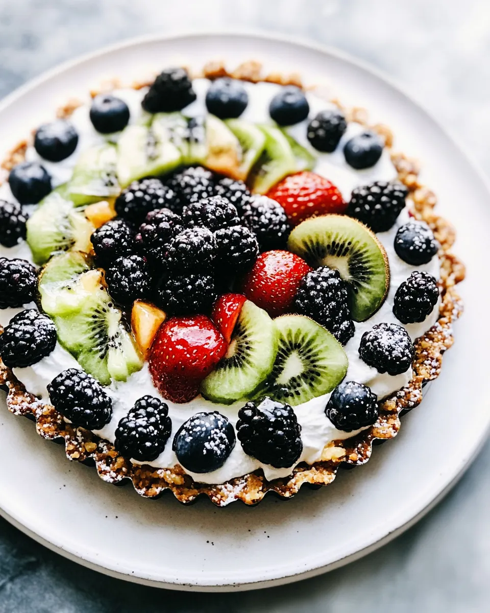 Classic Healthy Fruit Tart image