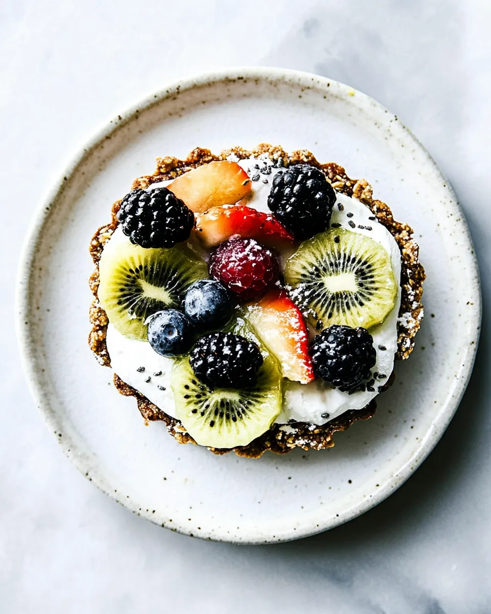 Easy Healthy Fruit Tart recipe photo