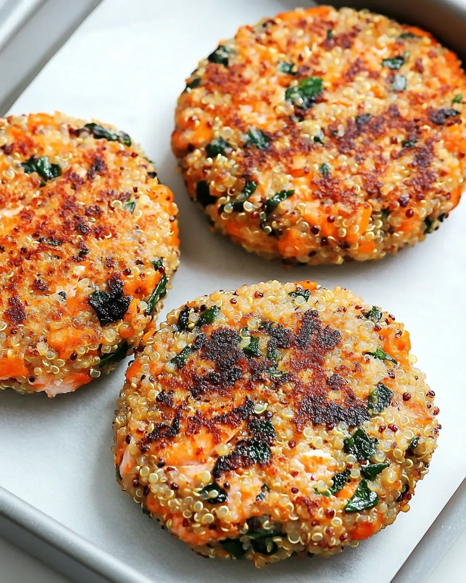 Homemade Healthy Salmon Quinoa Burgers photo