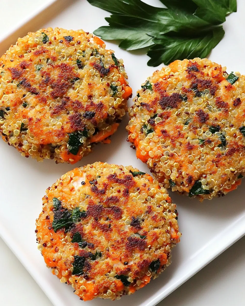 Delicious Healthy Salmon Quinoa Burgers shot