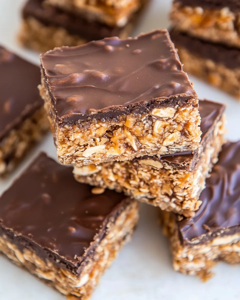 Homemade Healthy Scotcheroos (No Corn Syrup!) recipe photo