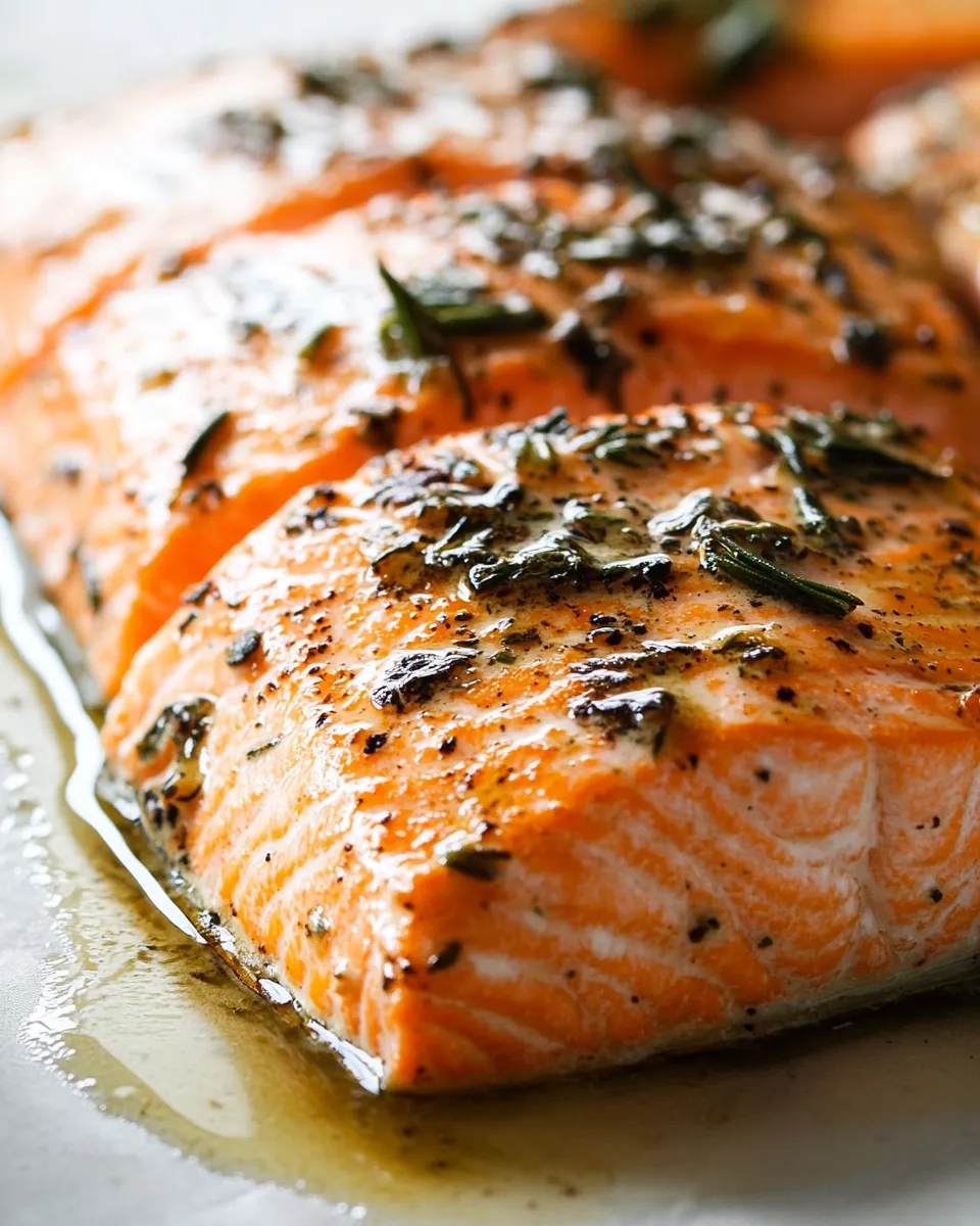 Healthy Herb Butter Salmon recipe photo