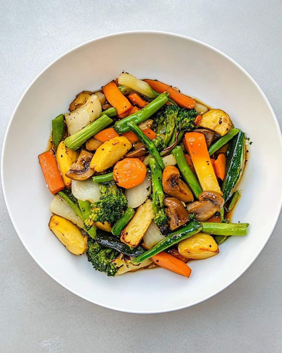 Healthy Hibachi Vegetables dish photo