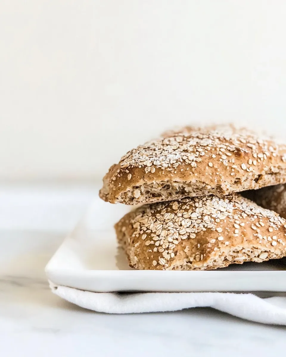 Delicious High Protein Bread (Oat Sandwich Rolls) image