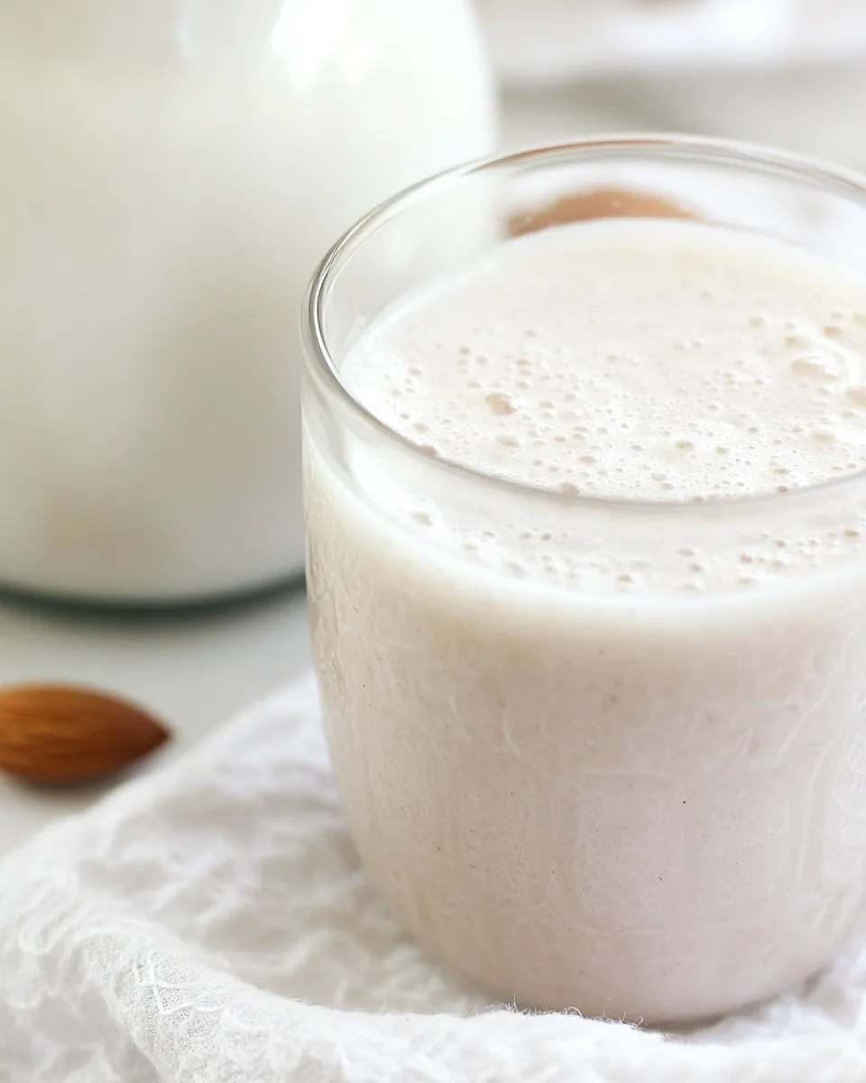 Easy Homemade Almond Milk photo