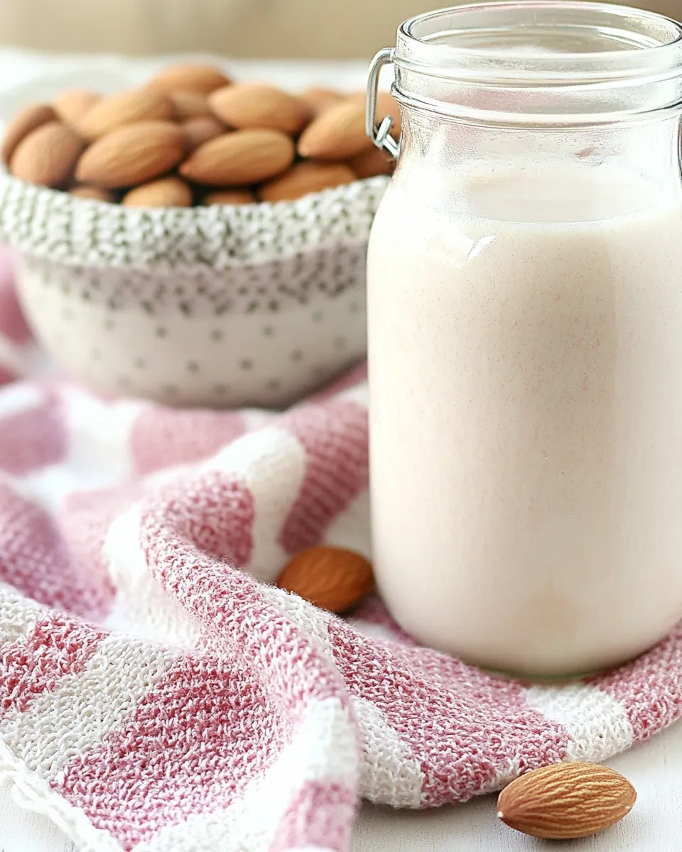Best Homemade Almond Milk recipe photo
