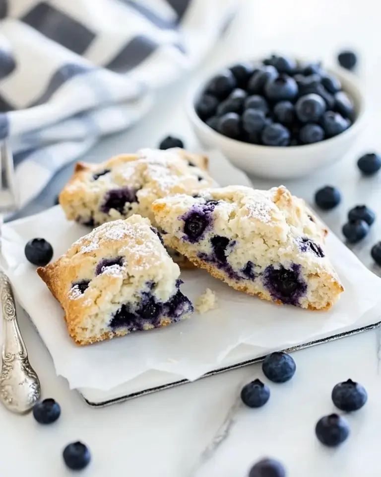 Homemade Blueberry Scones Recipe photo