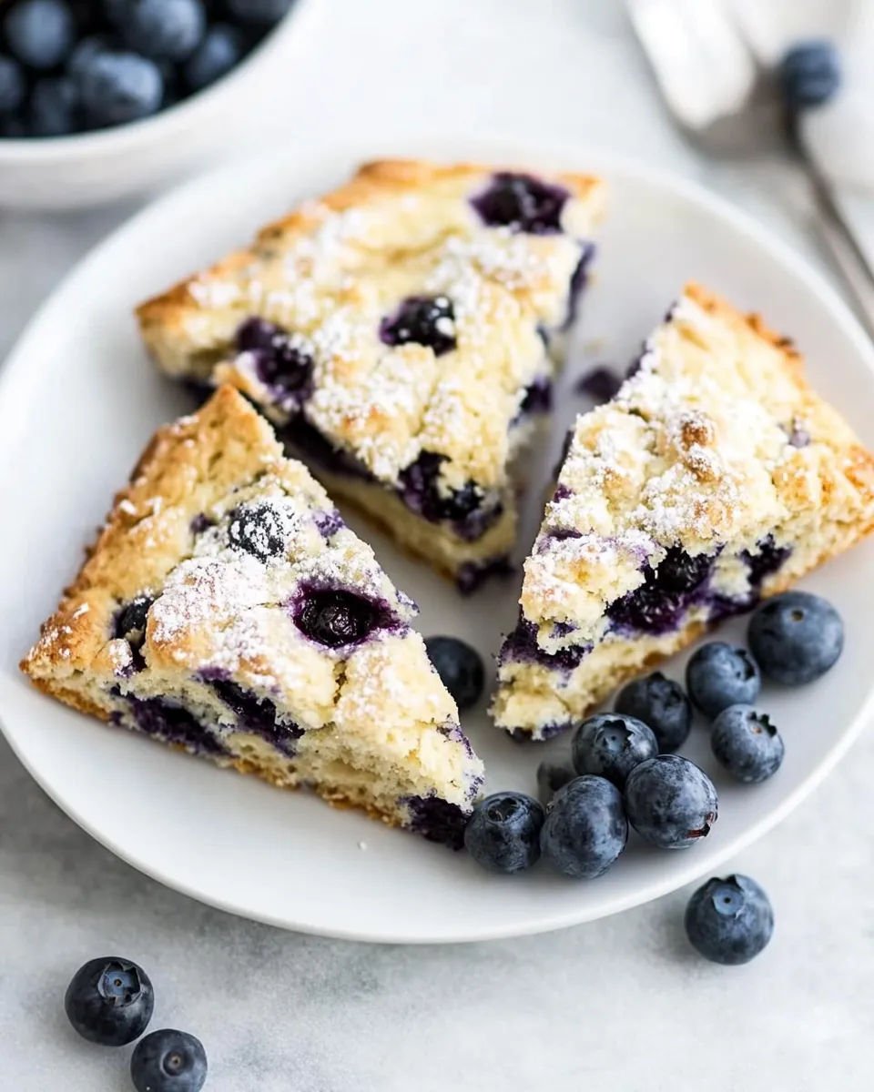 Ultimate Homemade Blueberry Scones Recipe shot
