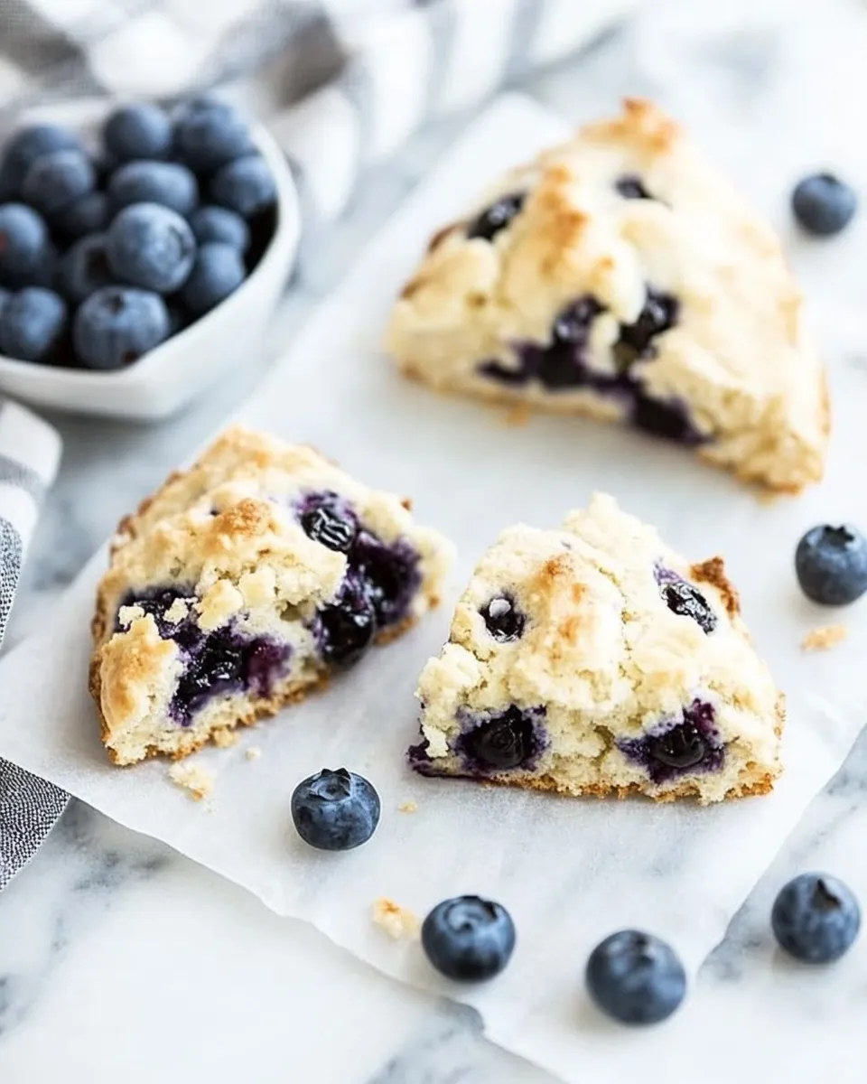Amazing Homemade Blueberry Scones Recipe image