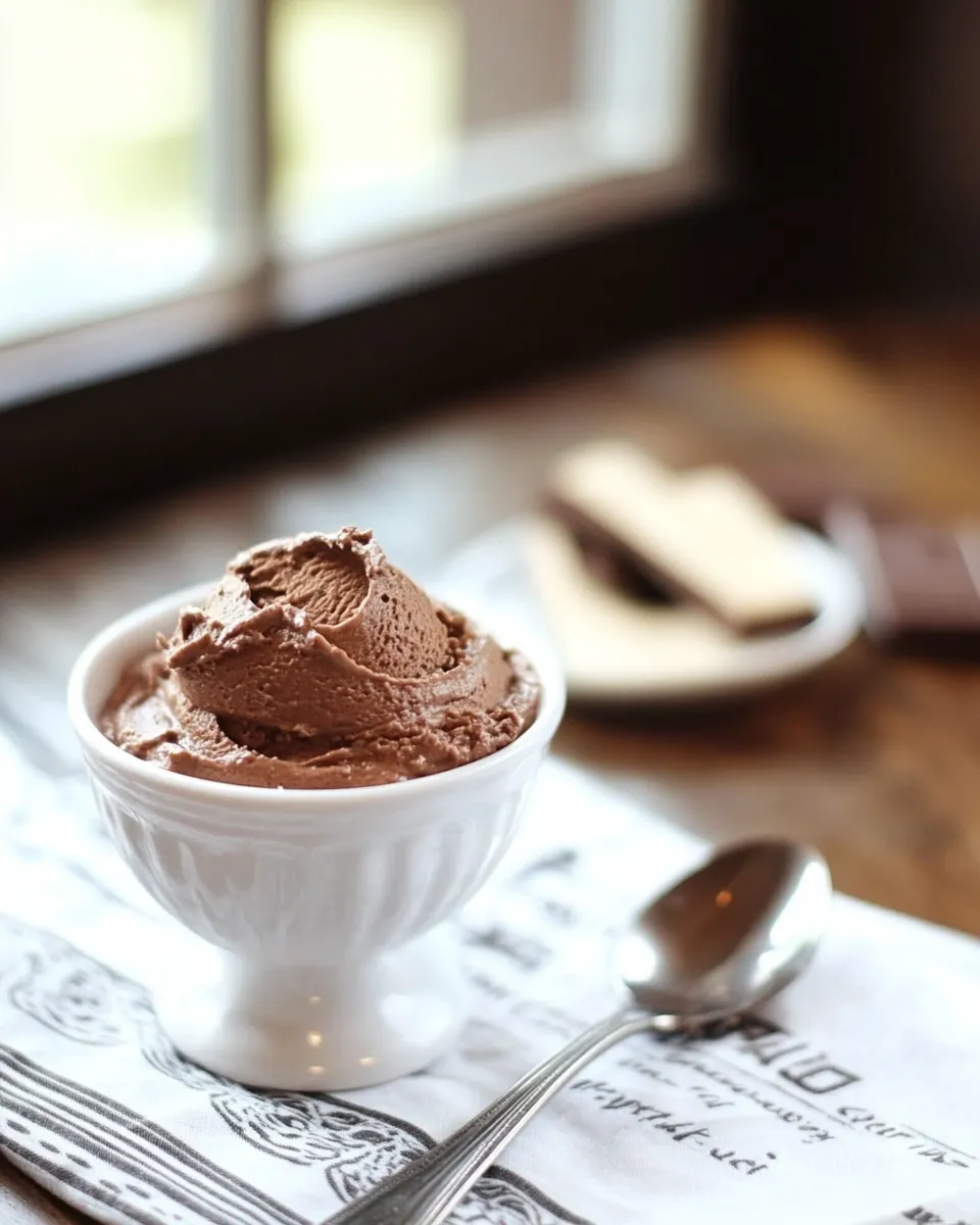 Homemade Chocolate Frosty photo