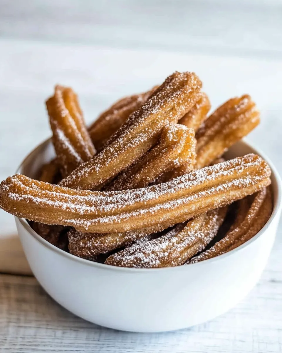 Classic Homemade Churros recipe photo