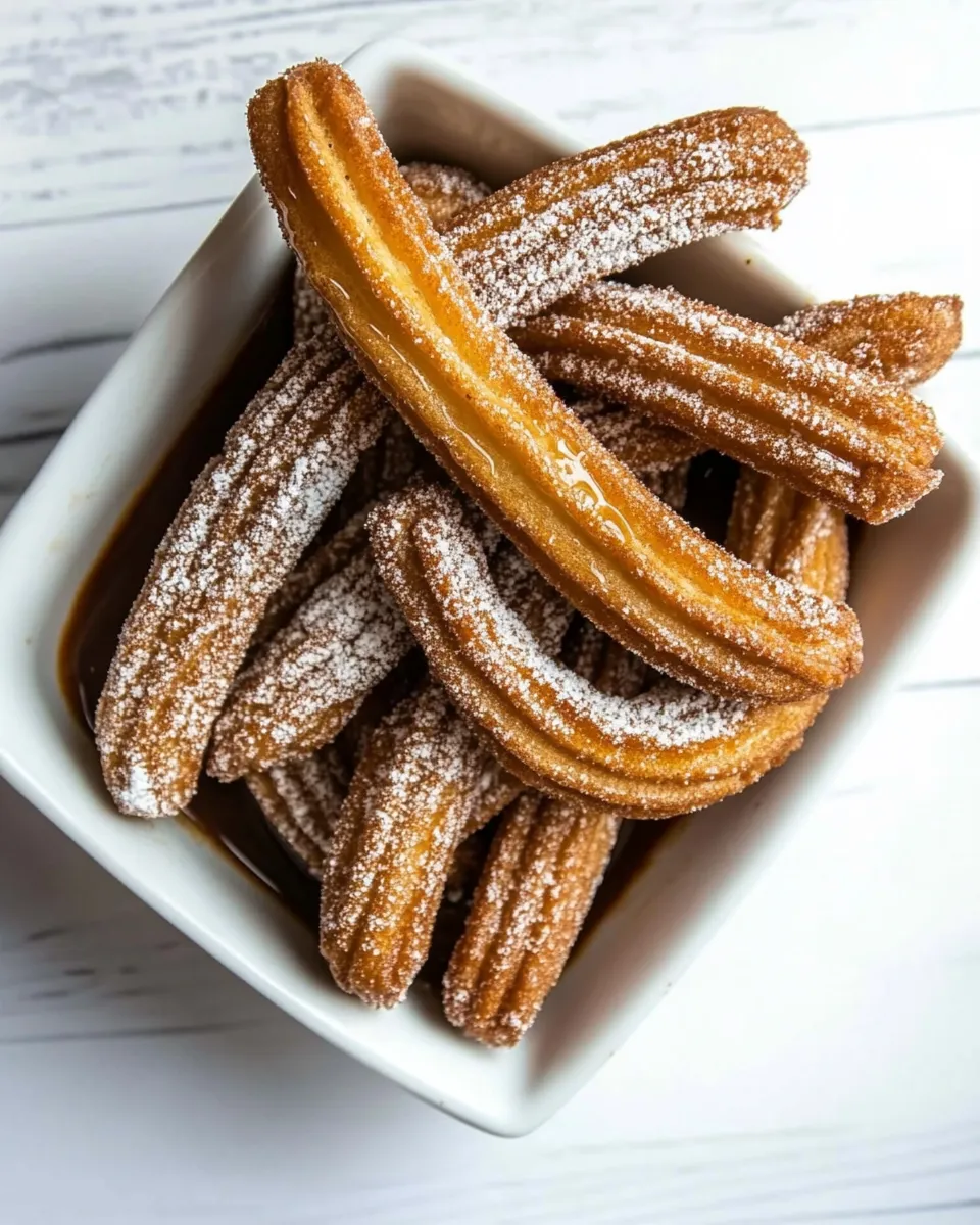 Sweet Homemade Churros shot