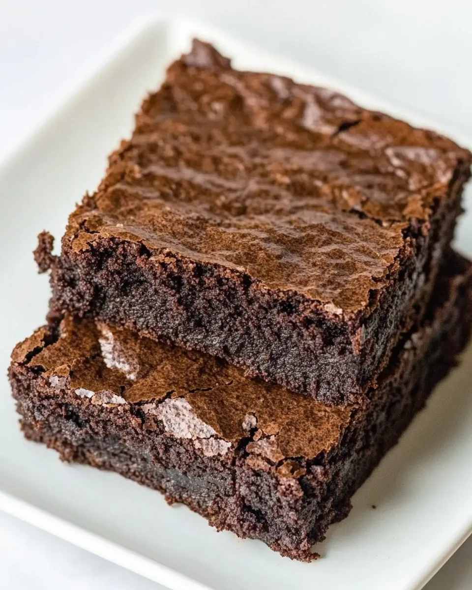 Delicious Homemade Fudgy Brownies image