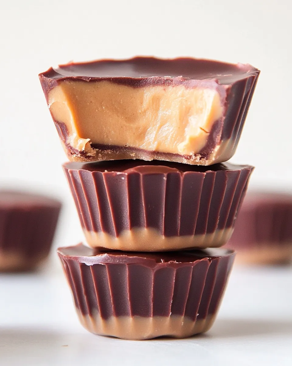 Classic Homemade Peanut Butter Cups dish photo