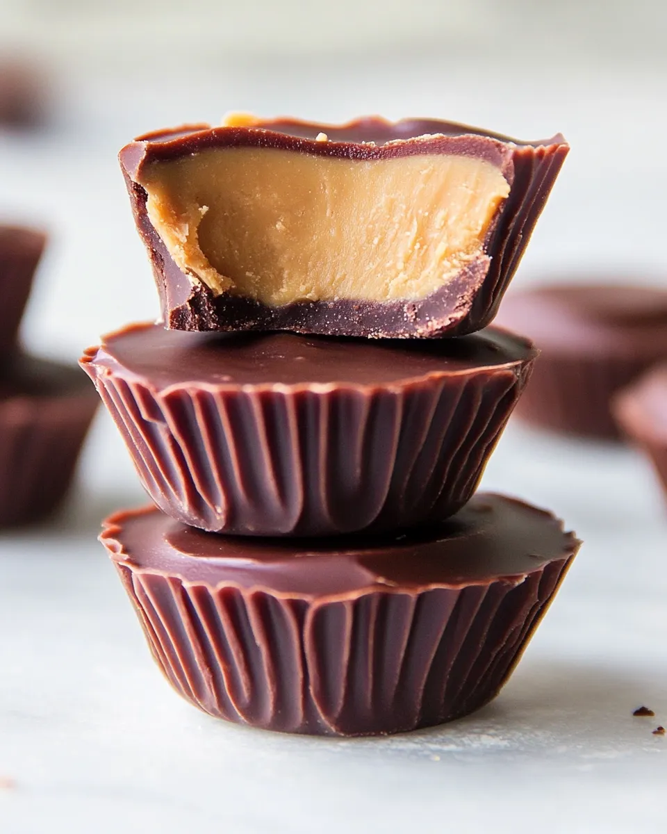 Best Homemade Peanut Butter Cups food shot