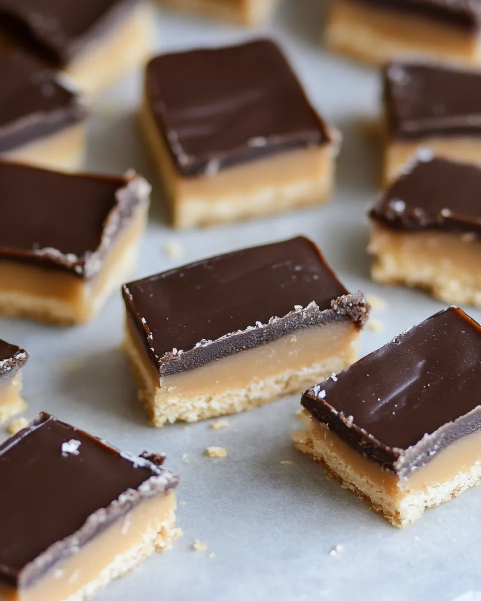 Easy Homemade Twix Bars recipe photo