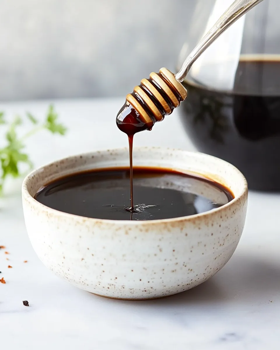 Easy Honey-Balsamic Glaze recipe photo