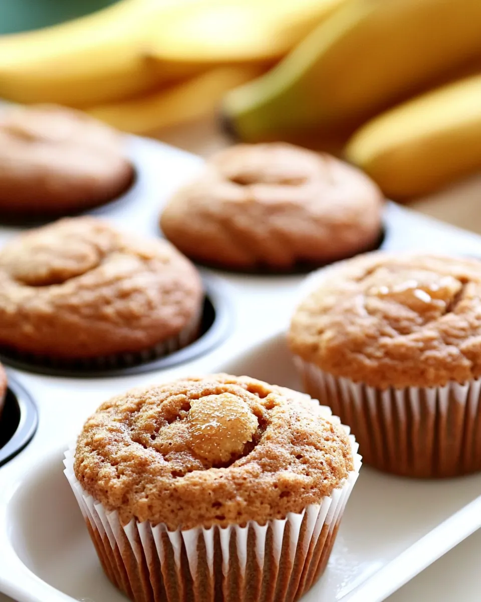 Homemade Honey Banana Muffins Recipe photo
