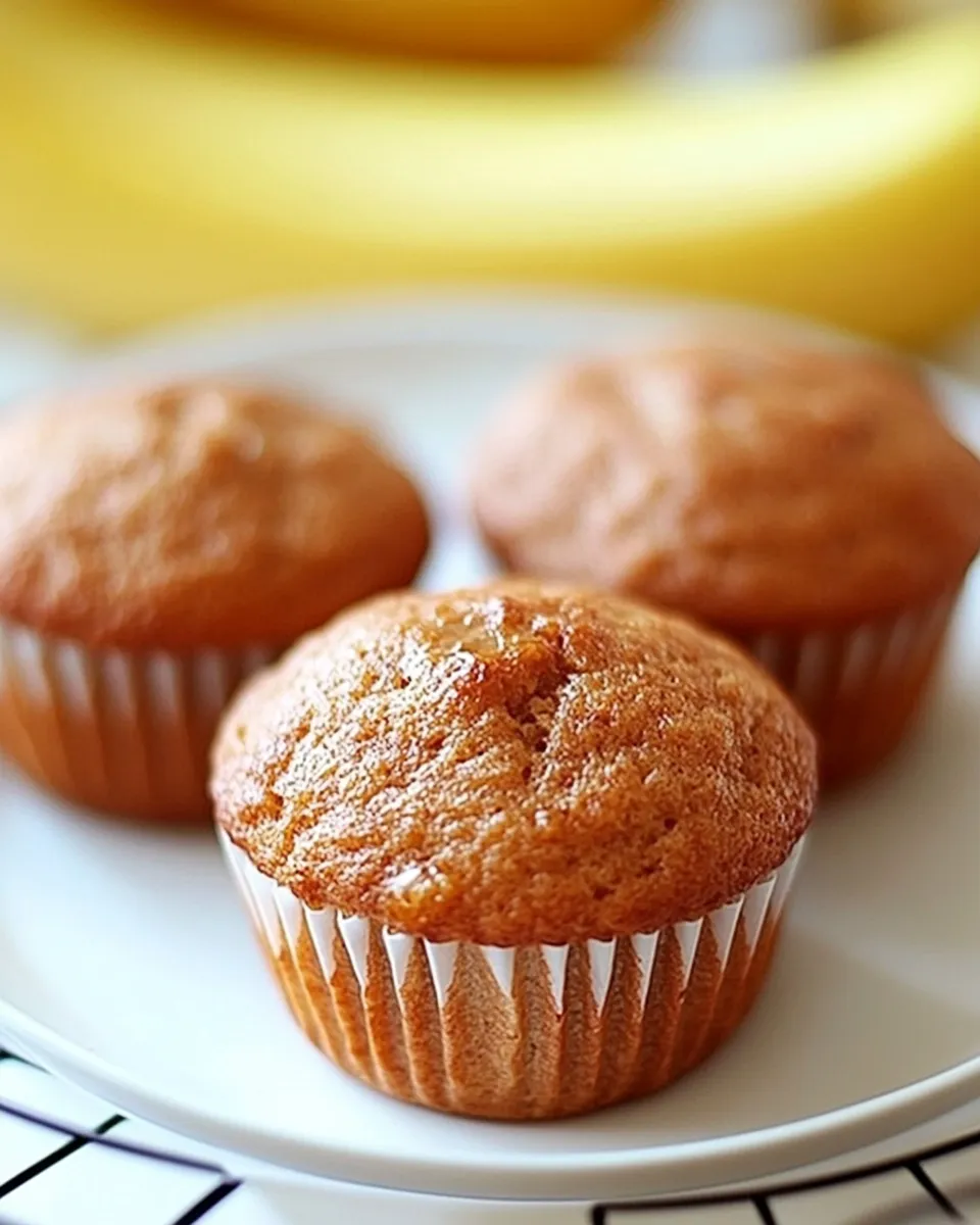 Classic Honey Banana Muffins Recipe image