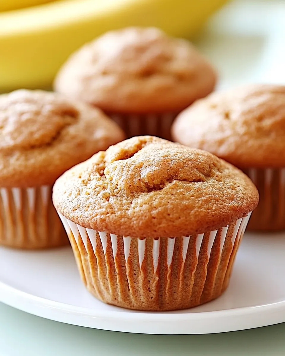 Easy Honey Banana Muffins Recipe shot