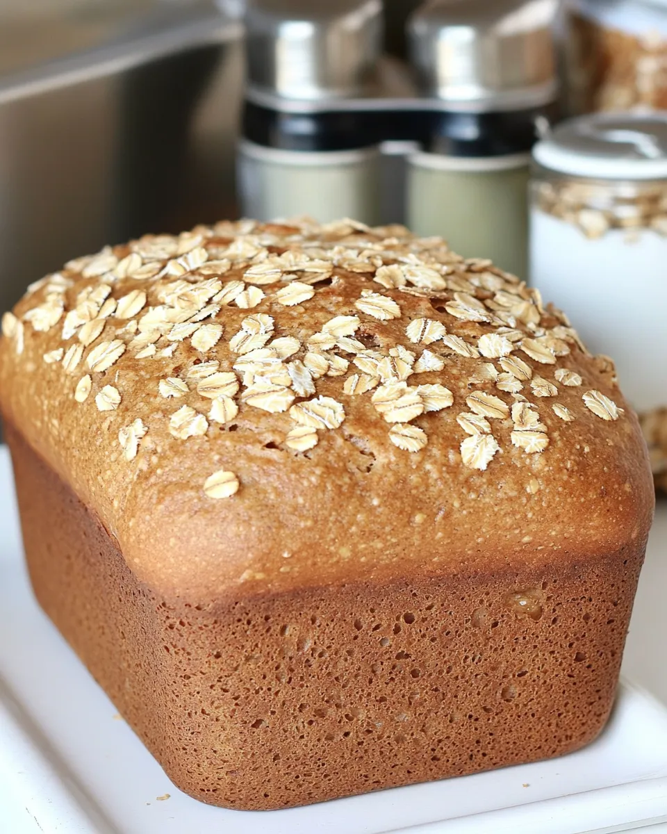 Delicious Honey Oat Bread shot