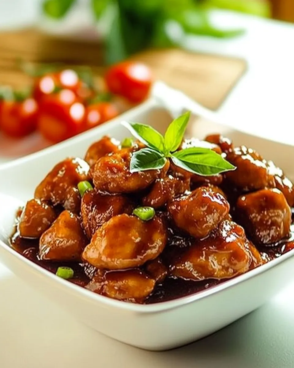 Delicious Honey Pepper Chicken shot