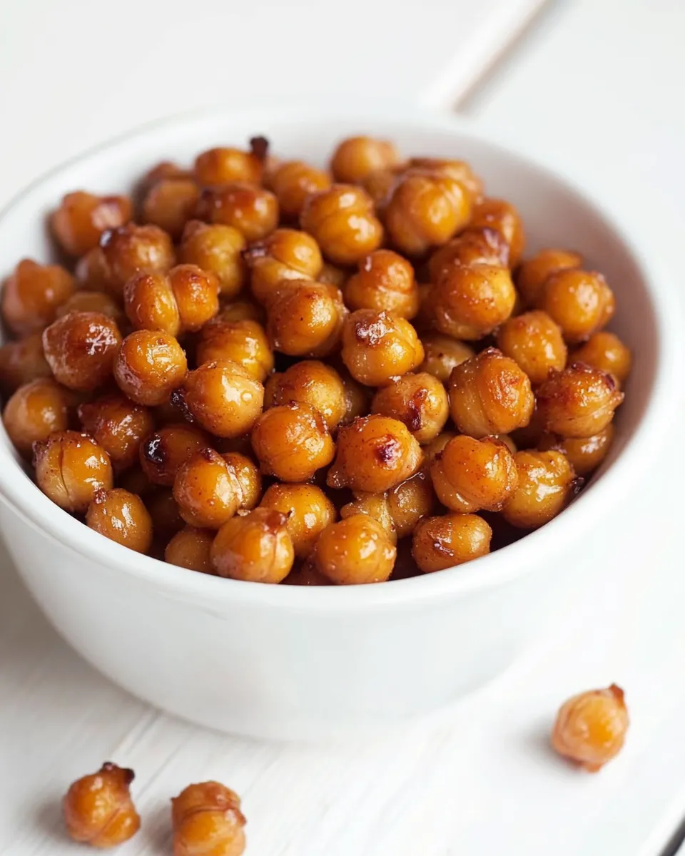 Delicious Honey Roasted Chickpeas recipe photo