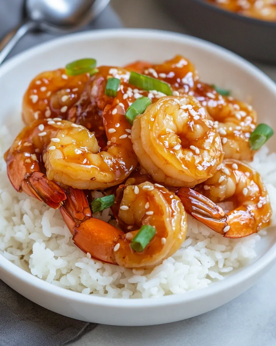 Delicious Honey Sesame Shrimp image