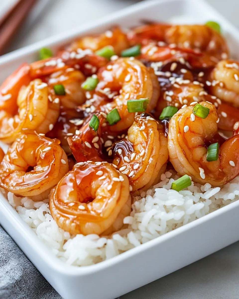 Quick Honey Sesame Shrimp recipe photo