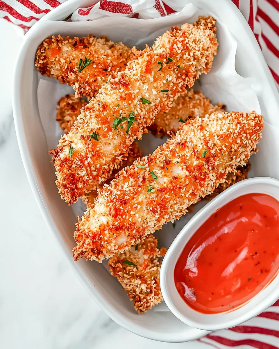 Amazing Hot Cheeto Chicken Tenders (Air Fryer) shot