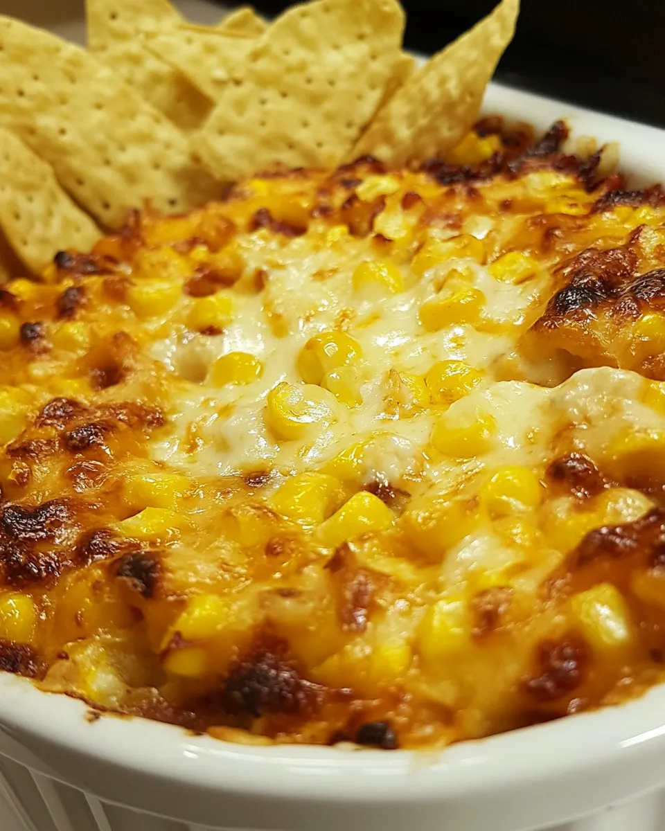 Homemade Hot Corn and Cheese Dip photo