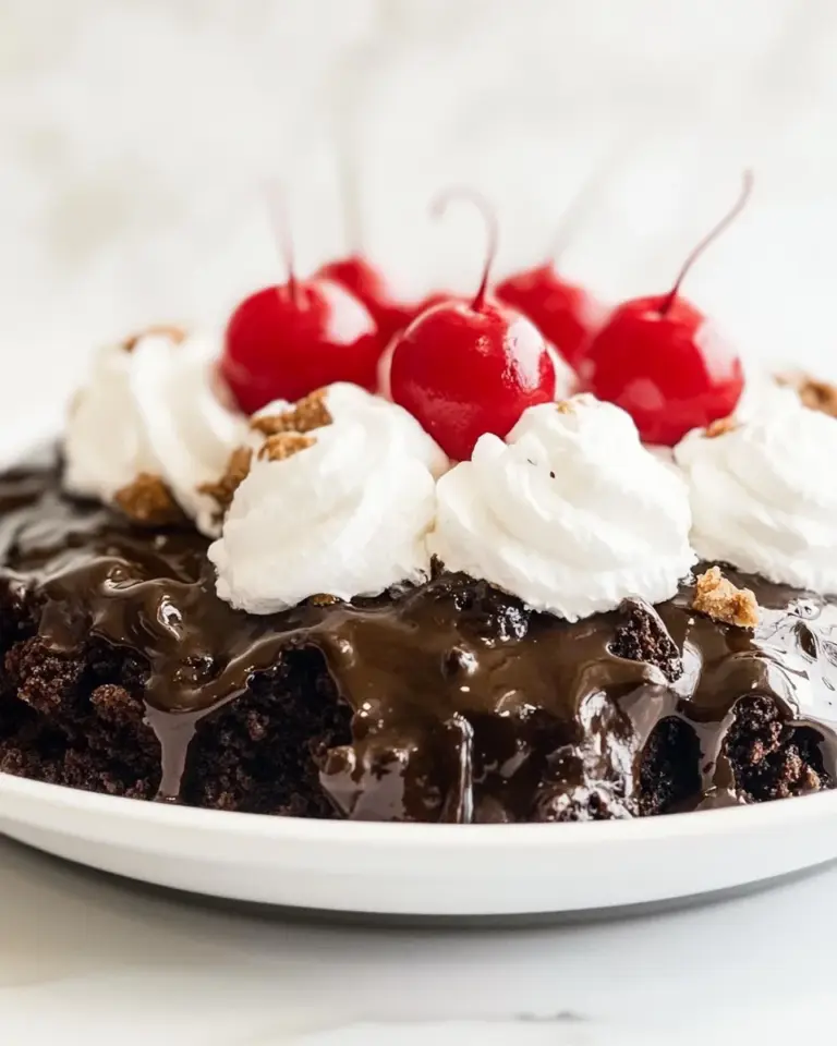 Homemade Hot Fudge Sundae Cake photo