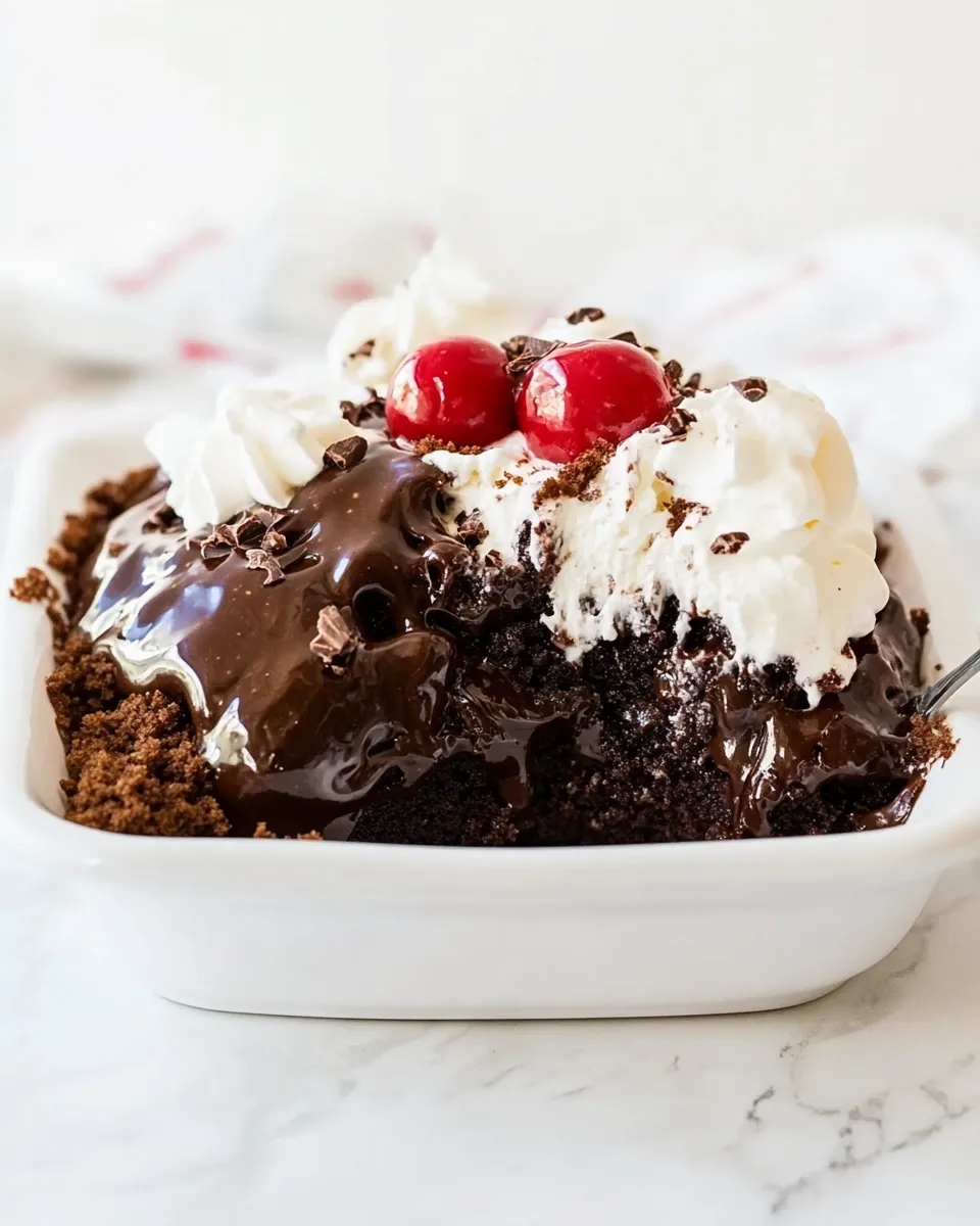 Easy Hot Fudge Sundae Cake recipe photo