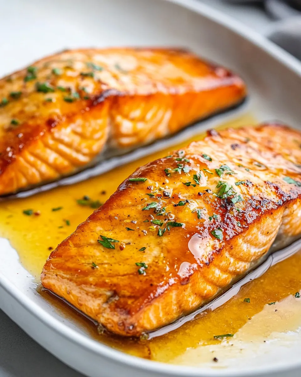 Delicious Hot Honey Salmon image