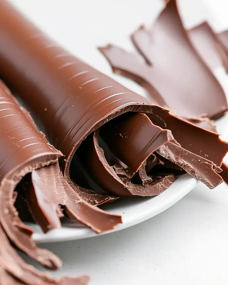 Easy How to Make Chocolate Curls photo
