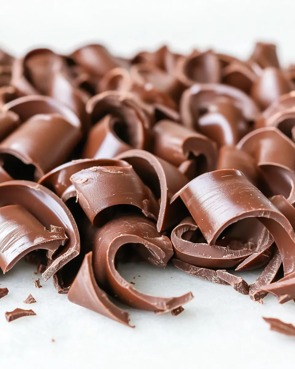 Delicious How to Make Chocolate Curls image