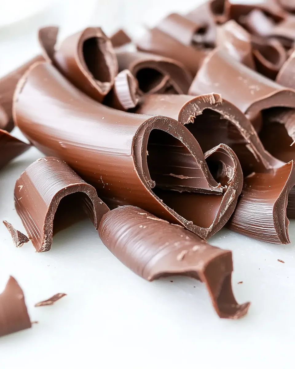 Homemade How to Make Chocolate Curls dish photo