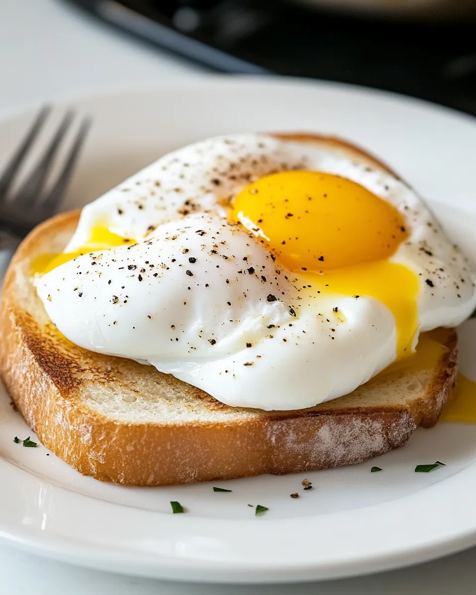Quick How to Make Poached Eggs shot