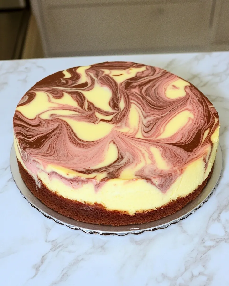 Delicious How to Marble a Cake image