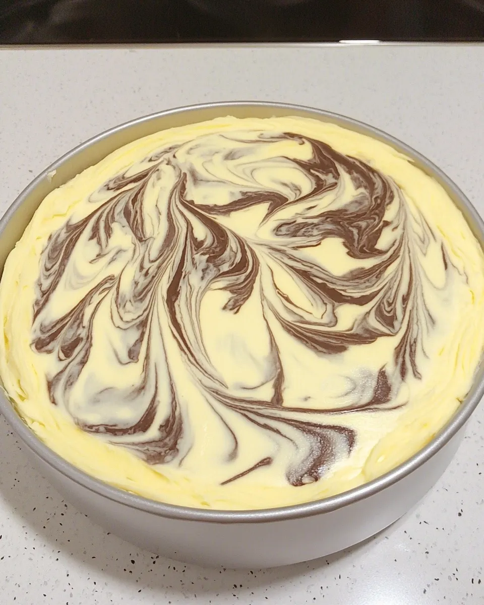 Classic How to Marble a Cake recipe photo