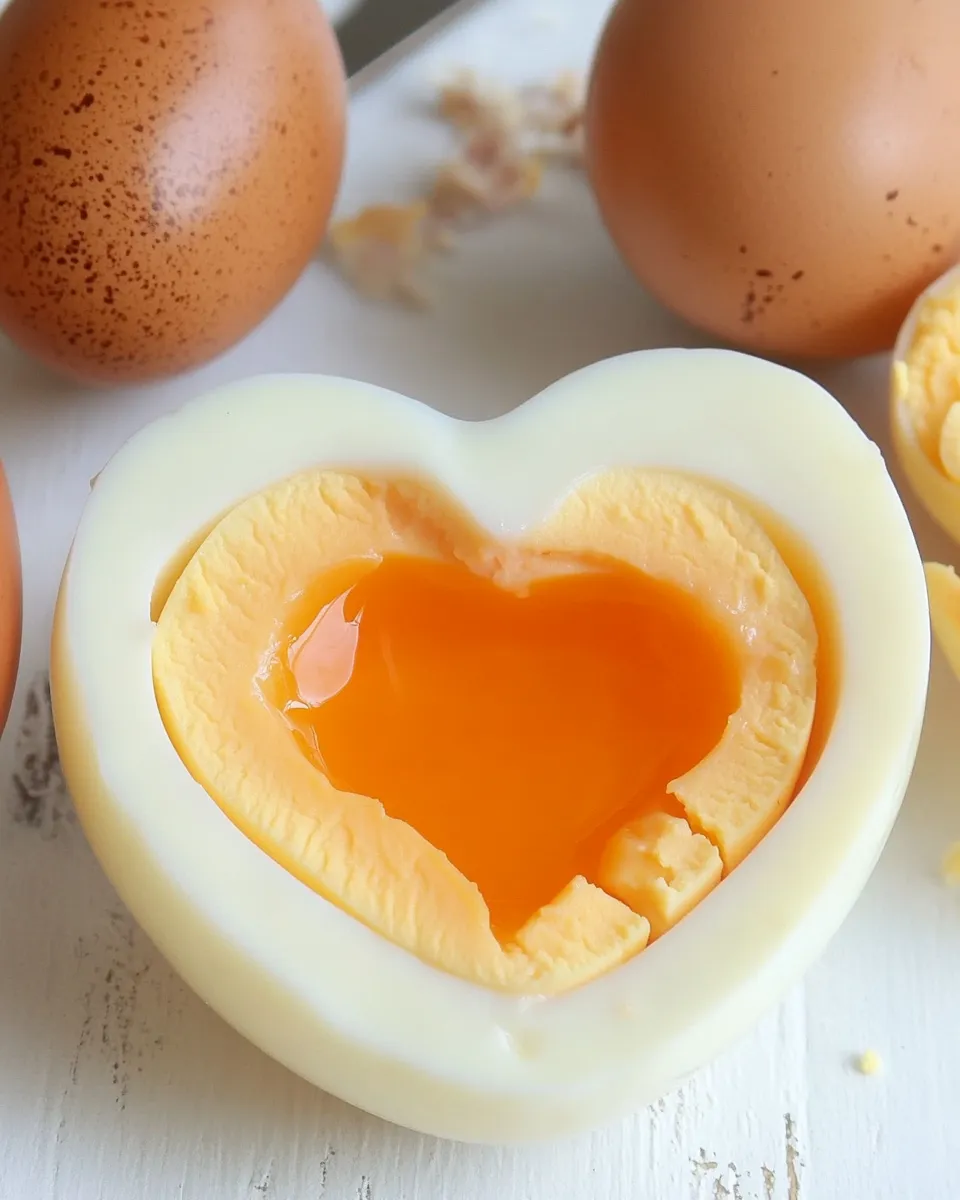 Delicious How to make Heart Shaped Eggs image