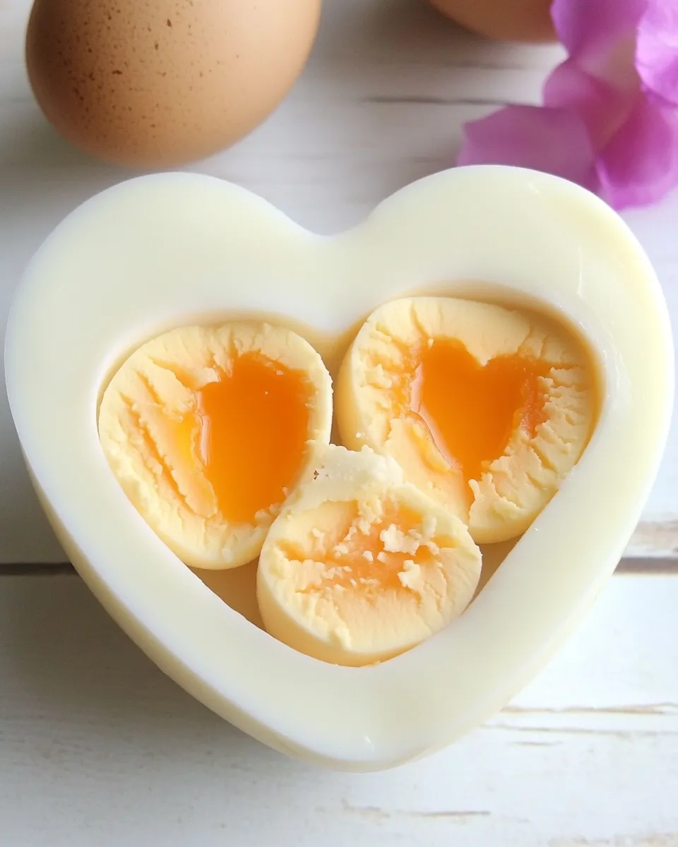 Quick How to make Heart Shaped Eggs shot