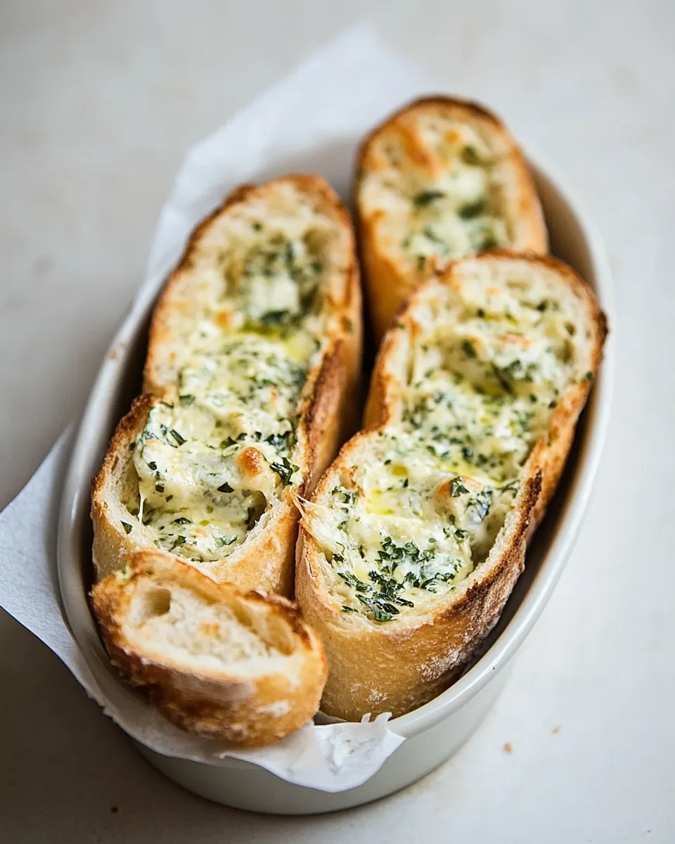 Delicious How to make the best garlic bread shot