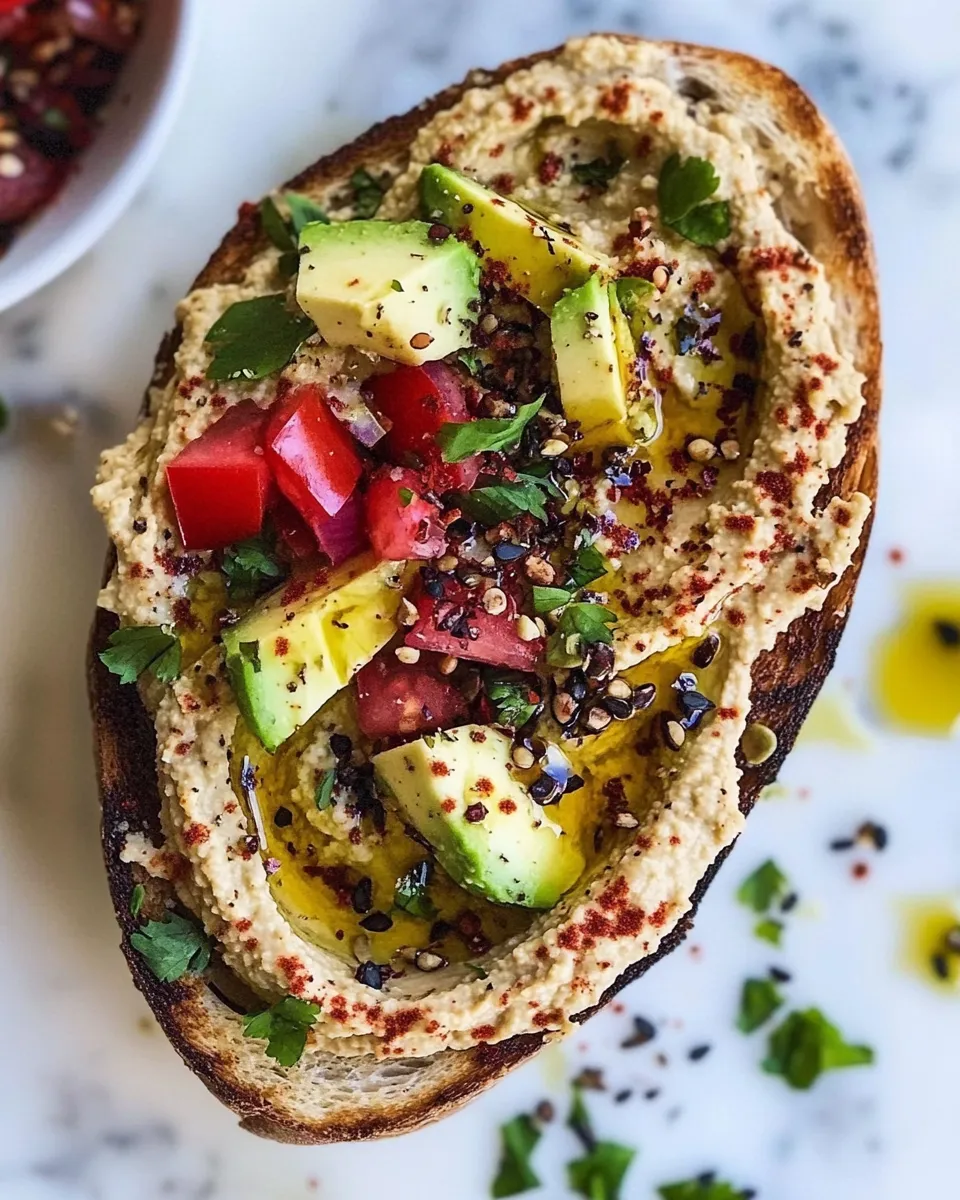 Classic Hummus Toast image