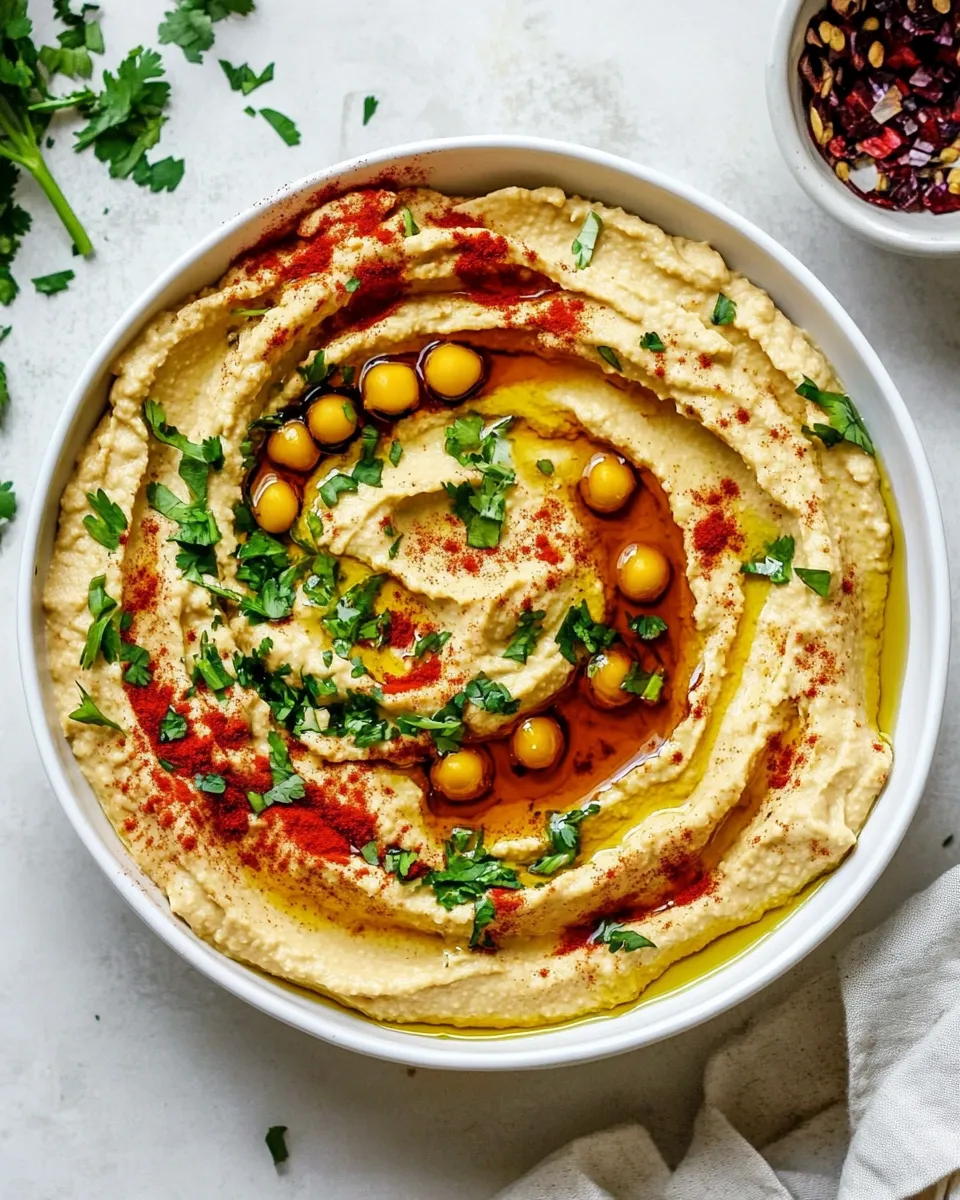 Easy Hummus without Tahini recipe photo