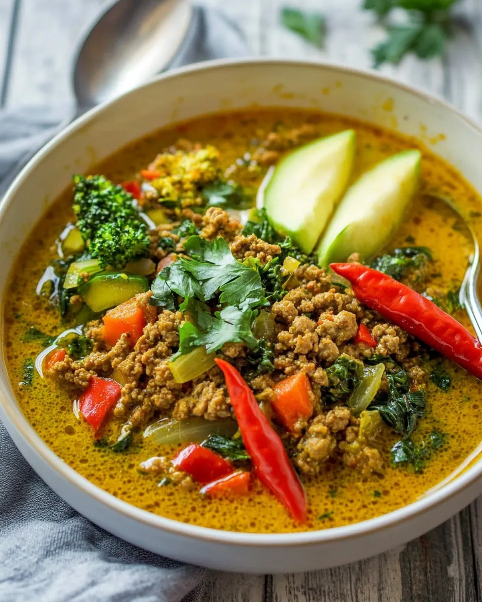 Classic Immunity-Boosting Ground Turkey Soup with Turmeric and Ginger image